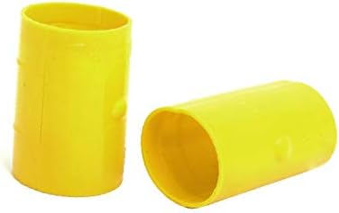 X-deree 50 ממ דיא 2 ממ עובי מיזוג אוויר מרכזי צינור צינור מהדק צהוב 6 יחידות (50 ממ de diámetro
