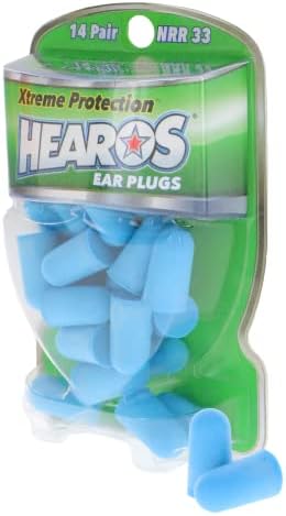 תקעי אוזניים של Hearos Xtreme - הטובים ביותר בביטול רעש בכיתה אטמי אוזניים קצף חד פעמי עם NRR 33