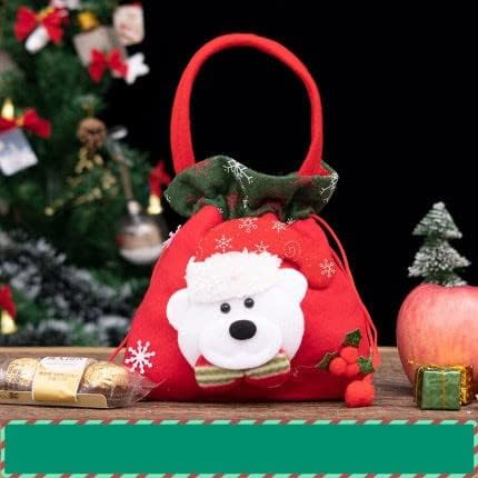 אדורו חג המולד קופסת מתנה תפוח קופסת מתנה לשלום קנדי ​​קישוט שקית מתנה קטנה