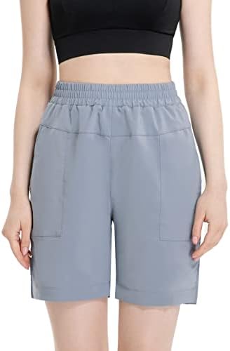 מכנסי ברמודה קלים לנשים מכנסיים קצרים ארוכים מכנסיים קצרים מכנסיים קצרים של אימון יוגה אתלטית מכנסיים