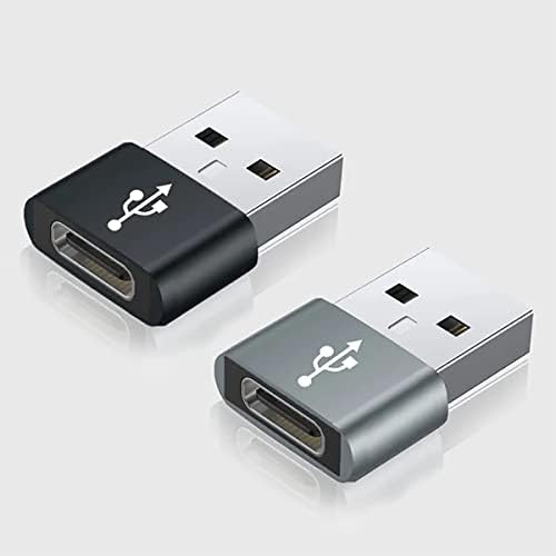 USB-C נקבה ל- USB מתאם מהיר זכר התואם למרצדס 2020 GLS שלך למטען, סנכרון, מכשירי OTG כמו מקלדת, עכבר, רוכסן,