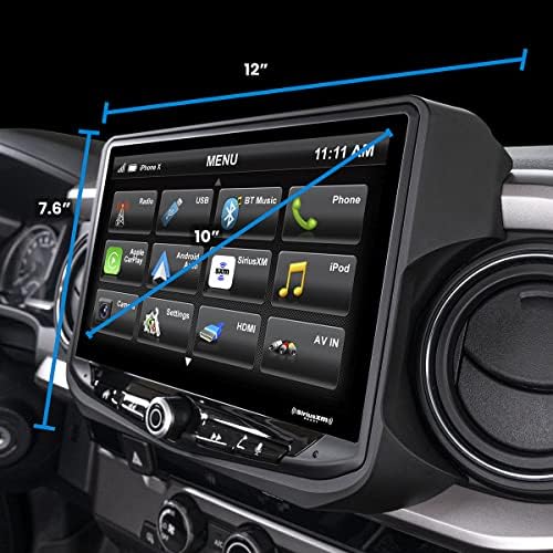 Stinger Tacoma 10 ערכת החלפת רדיו Heigh10 עם Apple Carplay, Android Auto, GPS, Bluetooth Dandsfree, USB כפול,