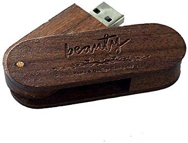מערבולת עץ בהתאמה אישית עץ אגוז עץ 8 ג'יגה -בייט 16 ג'יגה -בייט כונן הבזק USB; עץ חרוט USB כונן קופסת עץ