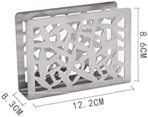 Llly נירוסטה מפית מפתה קופסת רקמות מחזיק סכום עיצוב שולחן עיצוב חלול