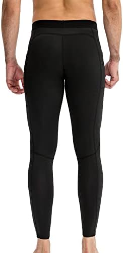 מכנסי דחיסה של גברים קוויריים 1 או 2 חבילה ריצה טייץ 'שכבת בסיס תחתית חותלות אתלטיות לספורט אימון