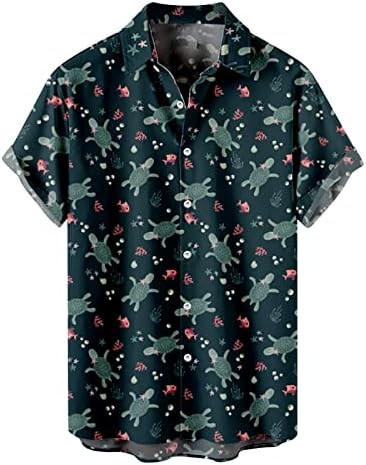 חולצות לגברים לידי גולף חולצות חתונה לחולצת טניס גברים כפתור מערבי בחולצות הוואי שרוול קצר