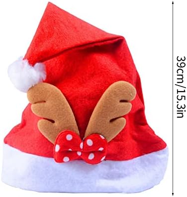 חמוד חג המולד כובעי / הרגיש איילים שדון אדום מכנסיים פסים רגליים כובעי-מבוגרים ילדים מצחיק חג המולד
