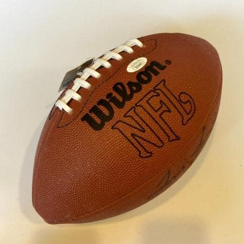 טום לנדי חתום על חתימה ווילסון NFL כדורגל JSA COA - כדורגל חתימה