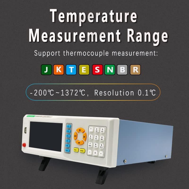 רב ערוצים בדיקת טמפרטורה גלאי מכשיר מדידה תרמי עם סוג תרמי בדיקה