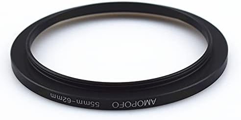אביזרי מצלמה אוניברסליים 55-62 ממ /55 ממ עד 62 ממ מדרגה מתאם מסנן טבעת עבור UV, ND, CPL, מתאם טבעת