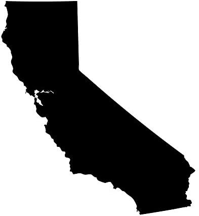 קליפורניה גולדן סטייט ברוין טרויאנית מדבקה מדבקה - מדבקות ויניל שחורות 5 למכוניות, מחשבים ניידים