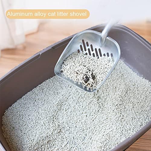 חיות מחמד חתול כלב סקופ אלומיניום סגסוגת שובל חול פסולת ניקוי כלים עבור ביתי בעלי החיים חתולי קישוט