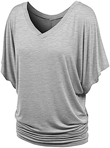 זורם חולצות לנשים נשים של חולצה שרוול קיץ למעלה