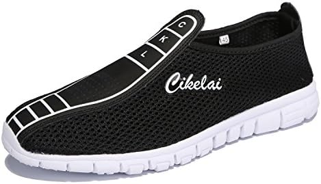 גברים Cikelai גברים נושמים ספורט ספורט חיצוני נעלי פנאי חיצוניות נעלי גברים ללא החלקה שחור