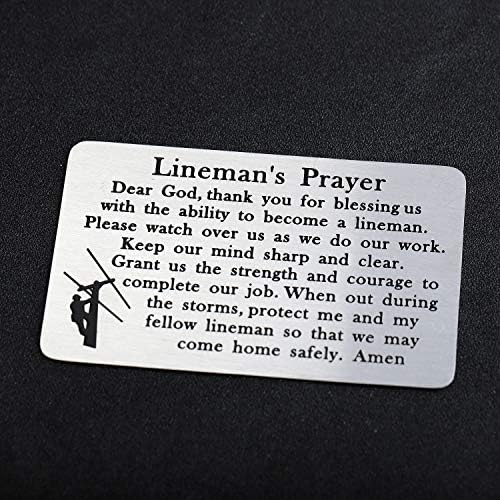 גזרליף תפילת לינמן כרטיס ארנק הכנס לינמן מתנות בשבילו הבעל מתנות אב הדוד