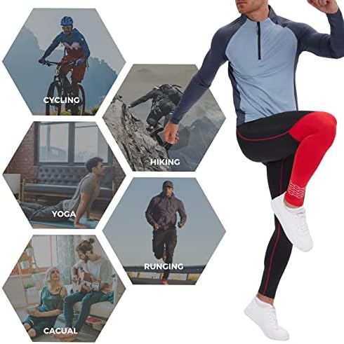 סגאנופ גברים של ריצת גרביונים אתלטי ספורט דחיסת חותלות תחתון עבור יוגה רכיבה על אופניים אימון