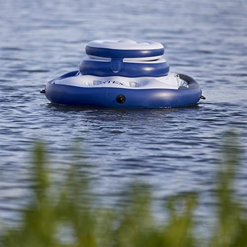 Intex Mega Chill בריכת שחייה מתנפחת צפה 24 CAN משקאות מחזיקים לשחייה, שייט, צינורות, מנגל ועוד, כחול