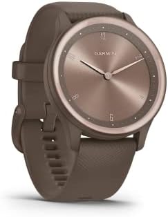 Garmin Vivomove Sport, Smartwatch Hybrid, תכונות בריאות ובריאות, מסך מגע, קקאו