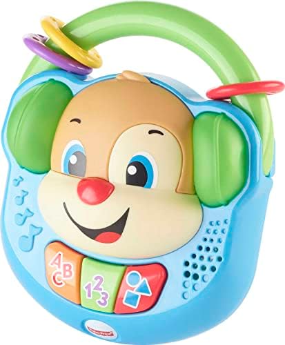 פישר - פרייס לצחוק וללמוד תינוק וצעצוע פעוט לשיר וללמוד נגן מוזיקה להעמיד פנים רדיו עם אורות ושירים