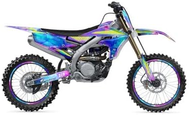 2003-2004 YZ 450 F שטח Kadet Galaxy Senge Graphics ערכה שלמה עם Rider I.D. תואם לימאהה