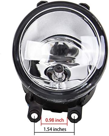 זוג מנורת אור ערפל של הקאסה תואם 2006-2013 טויוטה קאמרי יאריס / קורולה / הנצח לקסוס / רקס350/רקס450 שעות