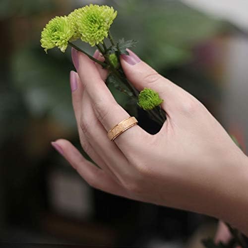 דורסי ספינר טבעת לנשים גברים אופנה נירוסטה לקשקש טבעת עבור חרדה חול פיצוץ גימור 6 ממ / 8 ממ