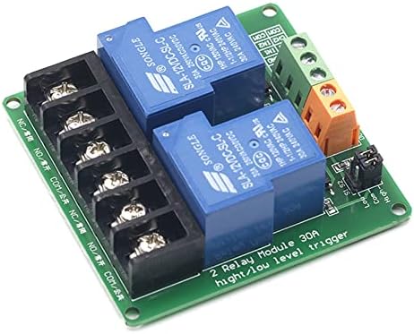 Chanwa 2-Way 30A High and Low Relate Relay Module 5V Control Control Automation Home Home