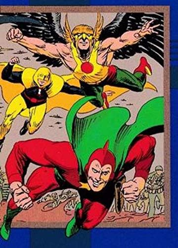 1993 SkyBox DC צוותים קוסמיים NONSPORT 9 Society Society of America Comic Shimed כרטיס מסחר בגודל