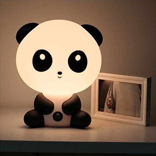 AORUISIER 1 PCS מנורת שולחן כלבים עשירים לבנים חמים לילדים, אור לילה למנורה חמודה לתינוק לילדים לילדים נשים חדר