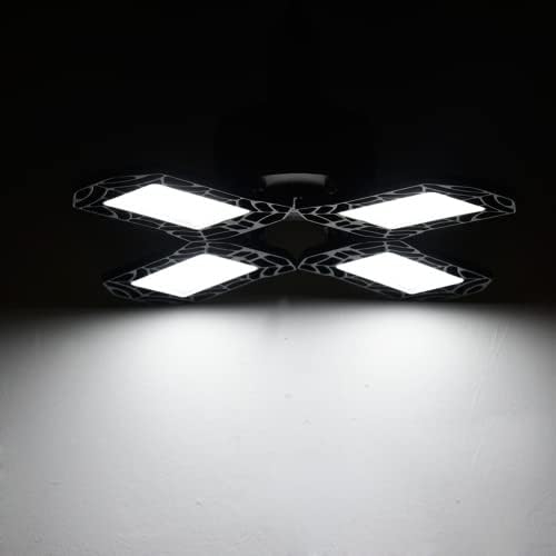 Fuzofuiz 120 W 4 LEAF מתקפל אור, מנורת תקרה, אור מפרץ גבוה, 96 LED 12000 LM 85-265 V