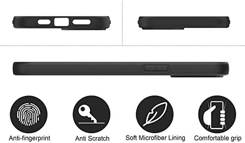Iruncool התאמה לאייפון 12 מארז TPU רך מקרים הגנה על מצלמה מלאה עם דפוס מותאם אישית מודפס