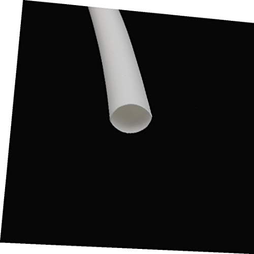 אורך X-Deree 49.2ft 5 ממ דיא-פולולפין פנימי מבודד חום מבודד חוט צינור חוט לבן (49.2 פשטידות דה