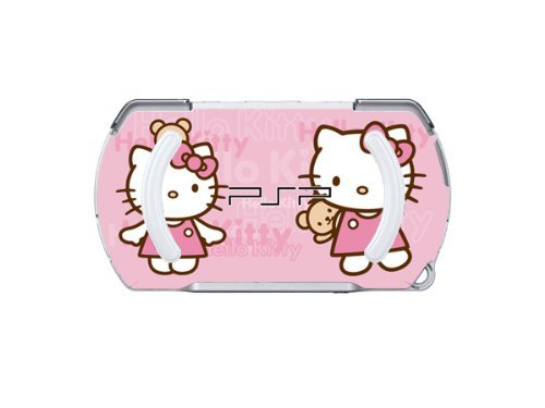 Hello Kitty Design מדבקה מדבקה לעור עבור Sony PSP Go
