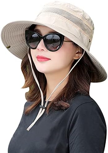 נשים דיג שמש כובע גברים קיץ הגנה דלי כובעי רשת מאוורר חיצוני טיולים גינון חוף דשא כובע