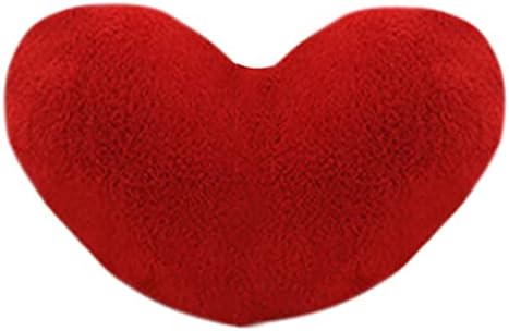 18 * 12.6 ב חמוד קטיפה אדום לב כרית כרית צעצוע לזרוק כריות מתנה לחברים
