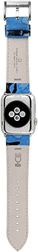 להקת Apple Watch של Ullu לסדרה 1, 2, 3 ו -4 בעור פרימיום - כחול נייבי - UAWS38SSPL76