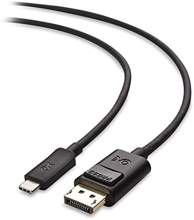 ענייני כבלים 8K DisplayPort ל- DisplayPort כבל עם רזולוציית וידאו של 8K 60Hz ותמיכה ב- HDR - 6 רגל ו- USB