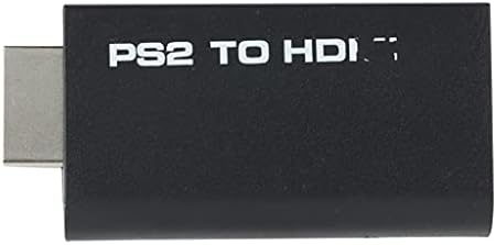 FZZDP PS2 PS2 עד 480I/480P/576I ממיר וידאו שמע עם פלט 3.5 ממ תומך בכל מצבי התצוגה