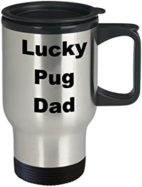 פאג אבא טיול ספל קפה רעיון למתנה למזל כלב אבא גברים מאהב חיות מחמד חידוש בדיחה בדיחה איסור פרסום