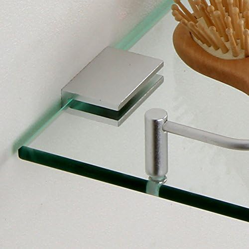 מדף זכוכית, מדף אלומיניום מדף זכוכית שטח שכבתי שכבון יחיד מדף אמבטיה-אמבטיה-בית-א-א-א-א-א