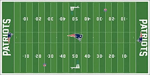 משחקי טיודור ניו אינגלנד פטריוטס NFL סט כדורגל חשמלי אולטימטיבי - מסגרת אלום, שדה 48 x 24
