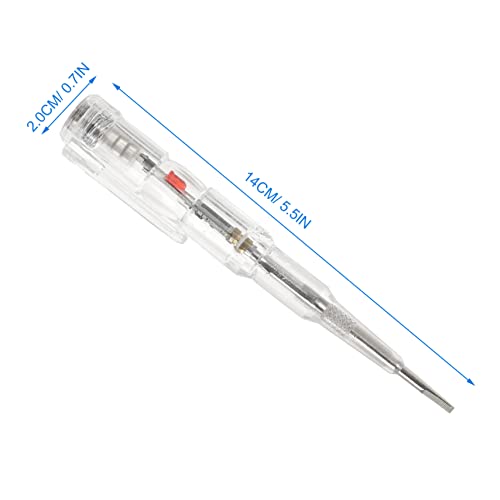 נהג בורג חשמלי של Baluue 2 יחידות בדיקה אינדוקטיבית עט עט אלקטרוסקופ עט סגסוגת אבץ בודק חשמלי