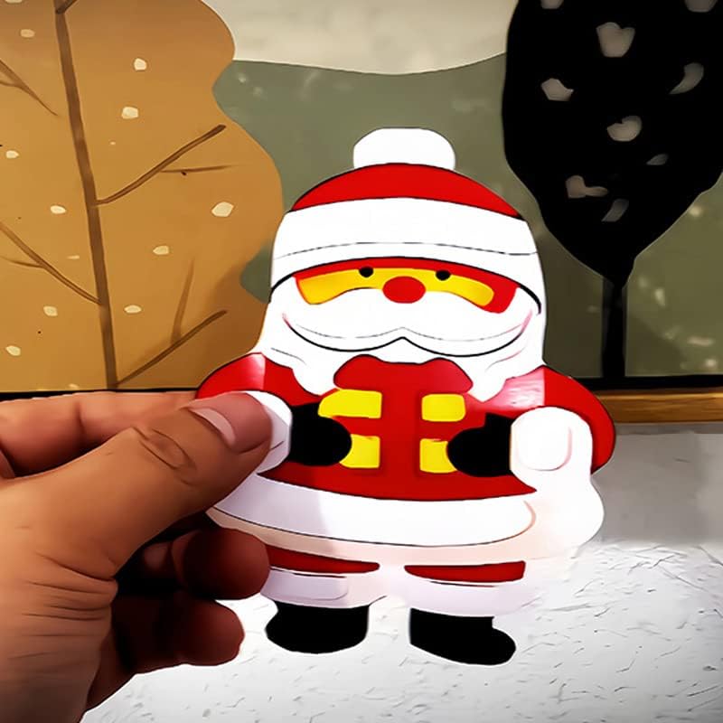 Sumag מופיע בסנטה קלאוס קסם קופסת מתנה נעלמת לסנטה קסם חג המולד מקרוב את האביזרים של גימיקים מנטליזם מנטליזם