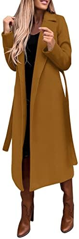 ז'קט ארוך של נשים חורף מעיל ארוך רוח רוח טרנדי טרנדי בגדי מעיל קרדיגן סוודרים 2022 משרד בגדי לבגדי