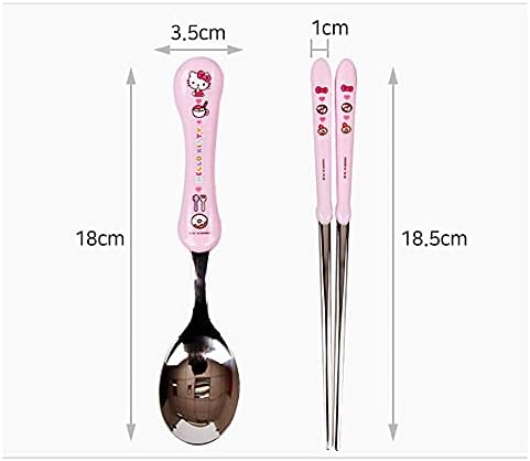 הסדרת הכלים של Hello Kitty Poly Measis & Chopstick