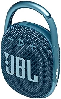 ג 'יי-בי-אל טעינה 5-רמקול בלוטות' נייד עם איי - פי-67 עמיד למים וטעינה יו-אס-בי-אוט-כחול וקליפ 4-רמקול מיני