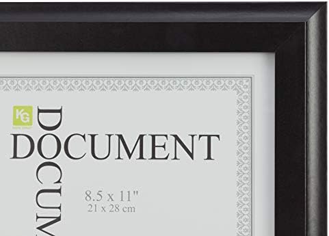 Kiera Grace מסגרות יחיד מסורתיות, 8.5 על 11 אינץ ', שחור