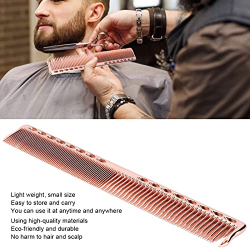 מסרק חיתוך שיער 2 PCS, נירוסטה חלל מקצועי מסרק שיער מסרק מסרק עם שיניים רחבות משובחות למספרות