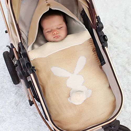 פעוט צעצועים שק שינה שקנה ​​תינוק סוודר ארנב מצויר ארנב יילוד יילוד תינוקת תינוקת גלישת שמיכה שקי שינה