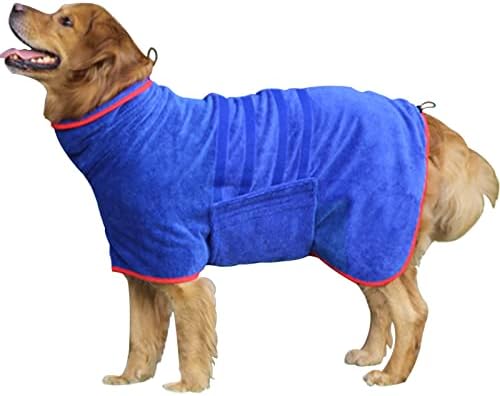 מעיל ייבוש כלבים של Hhimyoct - חלוק מגבת כלב ייבוש מהיר - תיק ייבוש כלבים מיקרופייבר